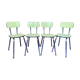 Chaises en formica 1960