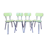 Chaises en formica 1960