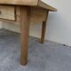 Table basse de ferme rustique en chêne massif Aérogommer - 1m18.5