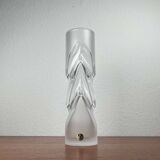 Vintage glass vase from the German Malachit series by Peill & Putzler, 1970s.