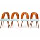 Ensemble de chaises Antonín Šuman, Tatra Nábytok, design tchécoslovaque des années 1960.