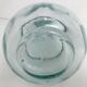 Glass art deco bottle