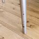 Petit table de cuisine en formica jaune vintage 1960