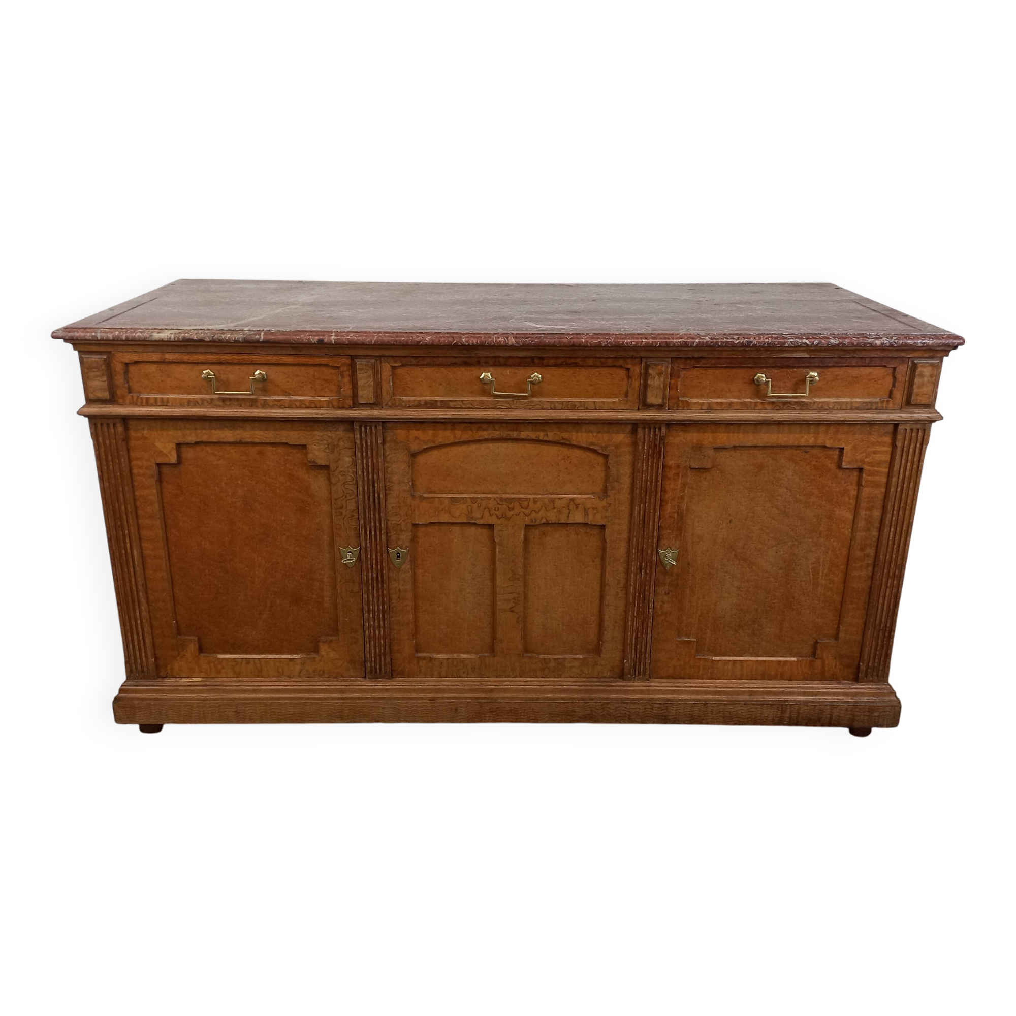 Banque de magasin plateau marbre