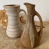 2 vases en grès Niderviller et Denbac