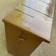 Vintage wooden farmhouse trunk 117x31x68cm