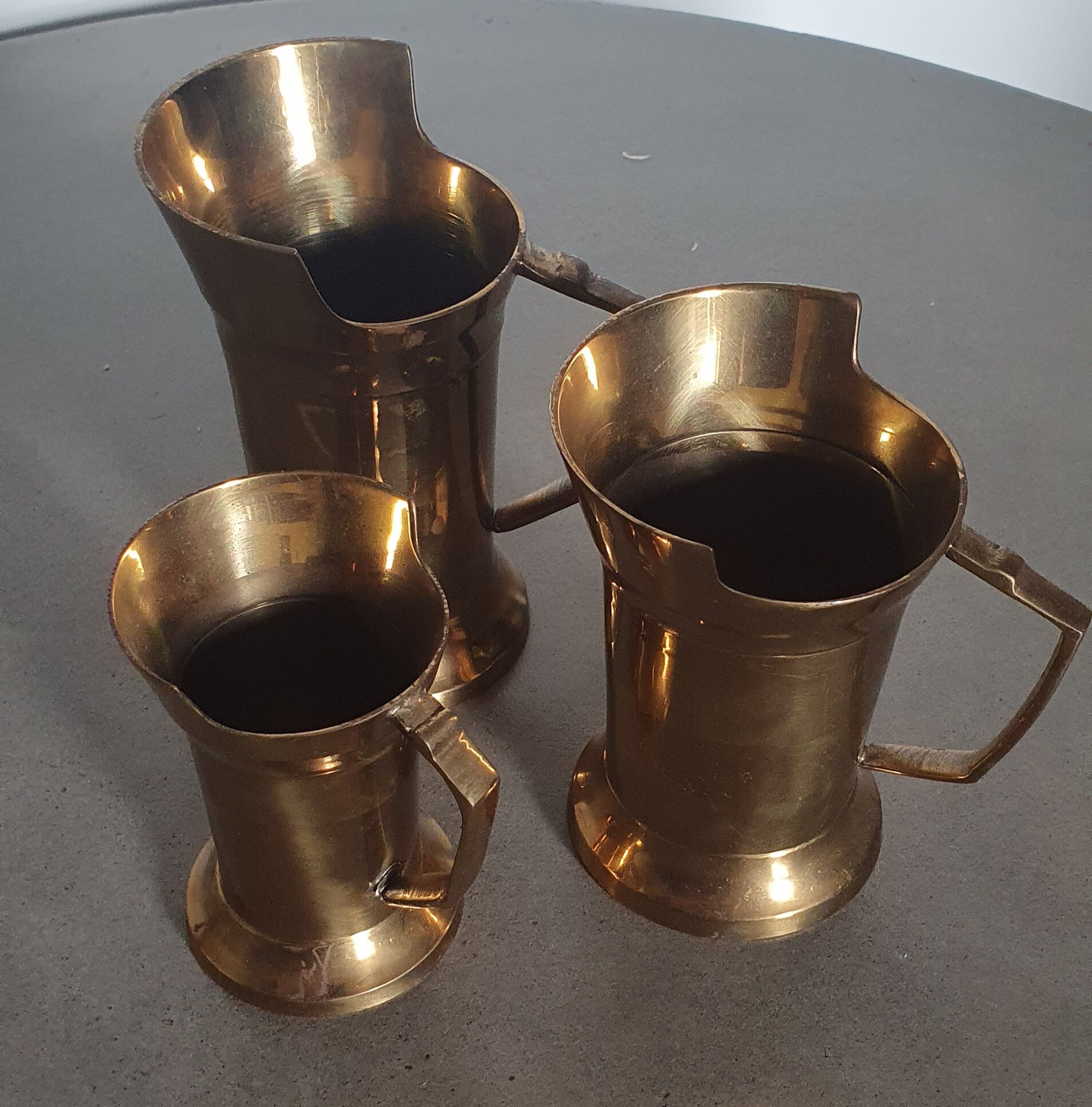 Brass pitchers