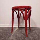 Tabouret craie rouge années 50
