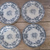4 plates of Sarreguemines, model "Ceres"
