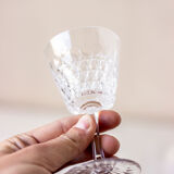 6 verres à muscat en cristal