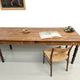 Farm table of 4 metres in solid pine, around 1900.