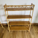 Large rattan shelf