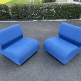 Pair of Don Chadwick heaters by herman Miller 1970 vintage armchair design