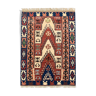 Wool antique kilim, tribal motif wool area rug- 212x290cm