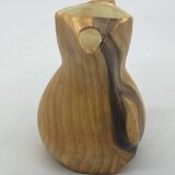 Vintage ceramic pitcher Vallauris Grandjean Jourdan imitation wood