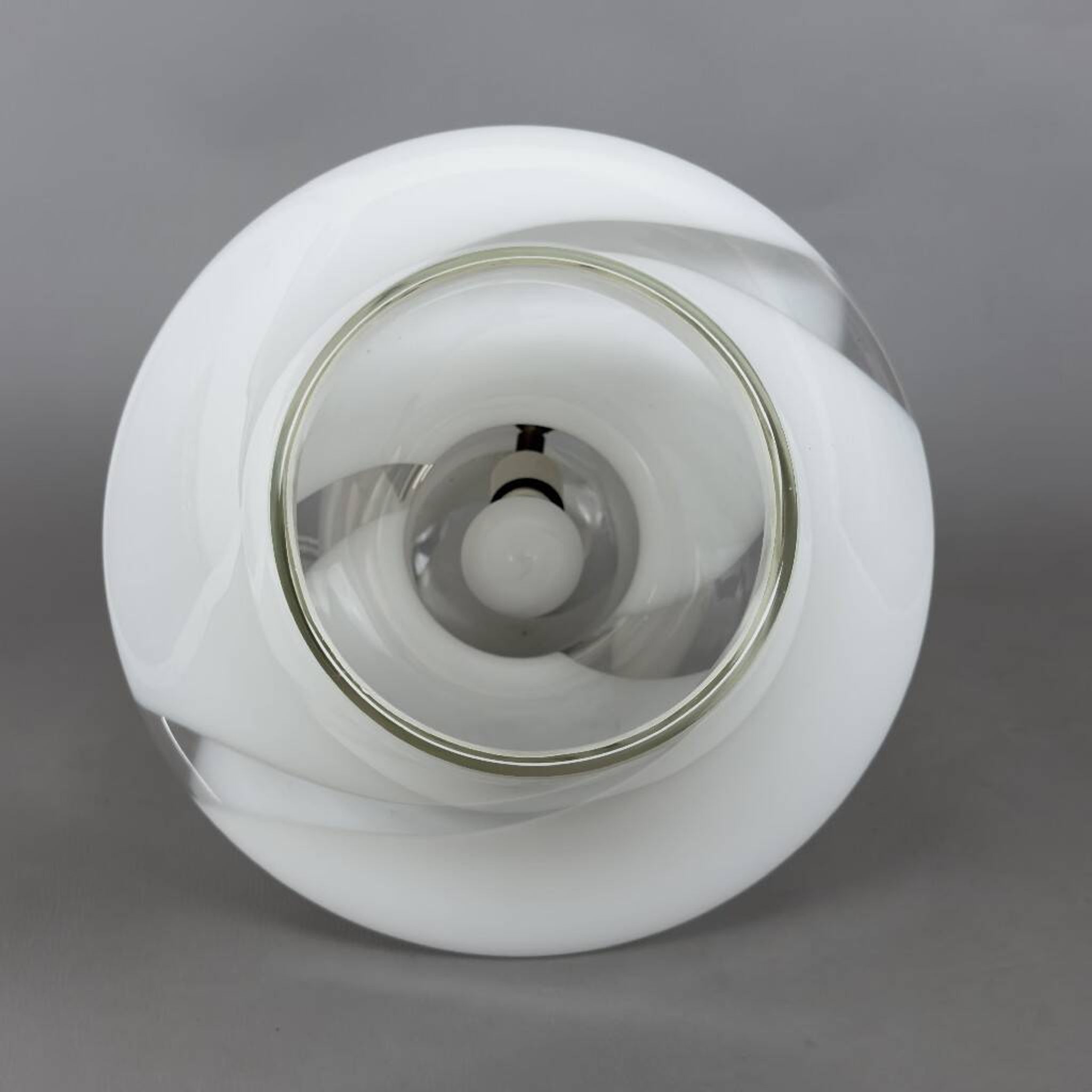 Mushroom table lamp in Murano glass by De Majo, large vintage design from the 70s.