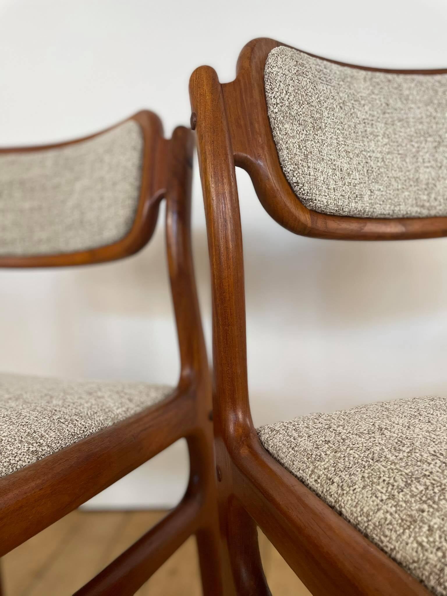 Set of 4 rosewood chairs Johannes Andersen