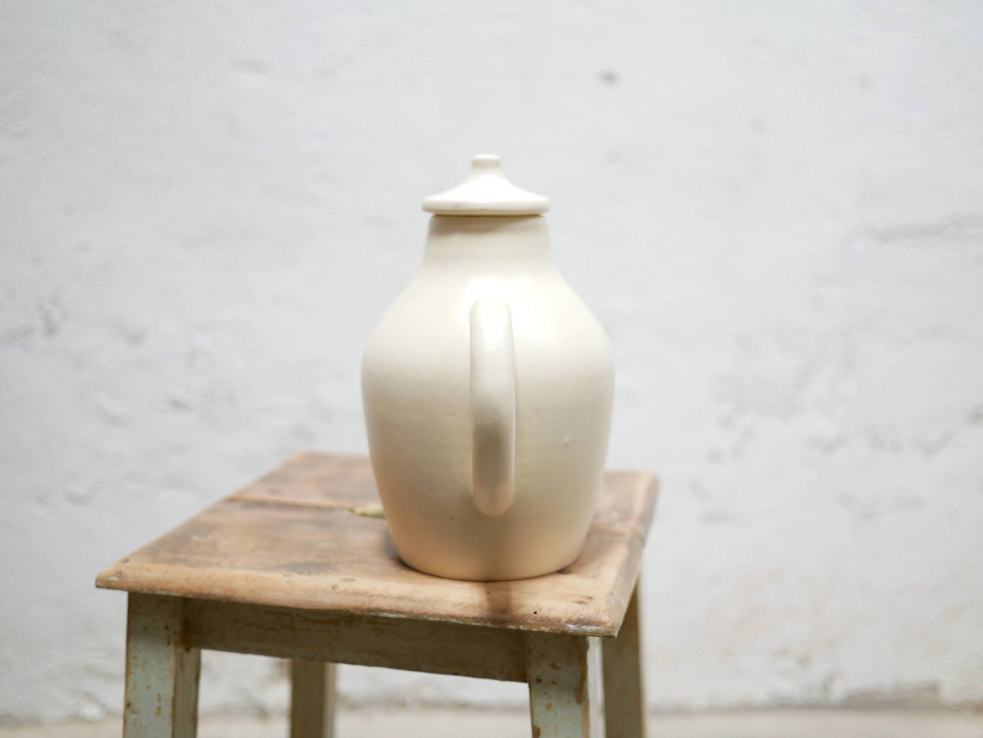 Vintage ceramic coffee pot by Le Pot de Terre
