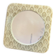 Velvet tabletop mirror