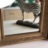 Philippe Louis mirror in gilded stucco