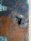 Antique bronze tabernacle door from the 18th century