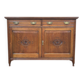 Buffet anglais fin XIXème en noyer