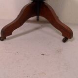 Antique oak office armchair