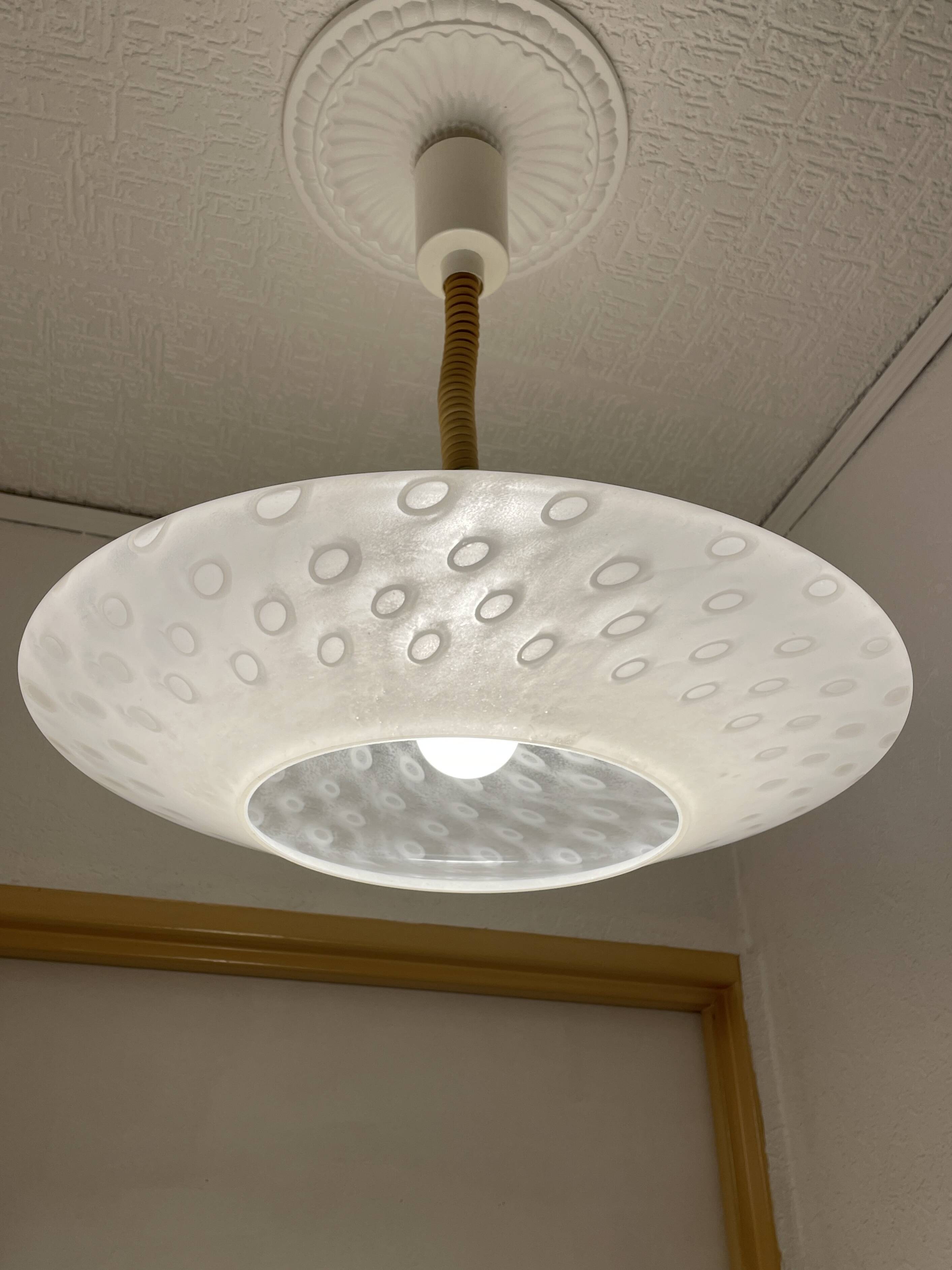 Peill & Putzler Ufo XL glass pendant light, Germany