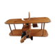 Light wood hanging in the shape of an airplane. Electric.Year 70.