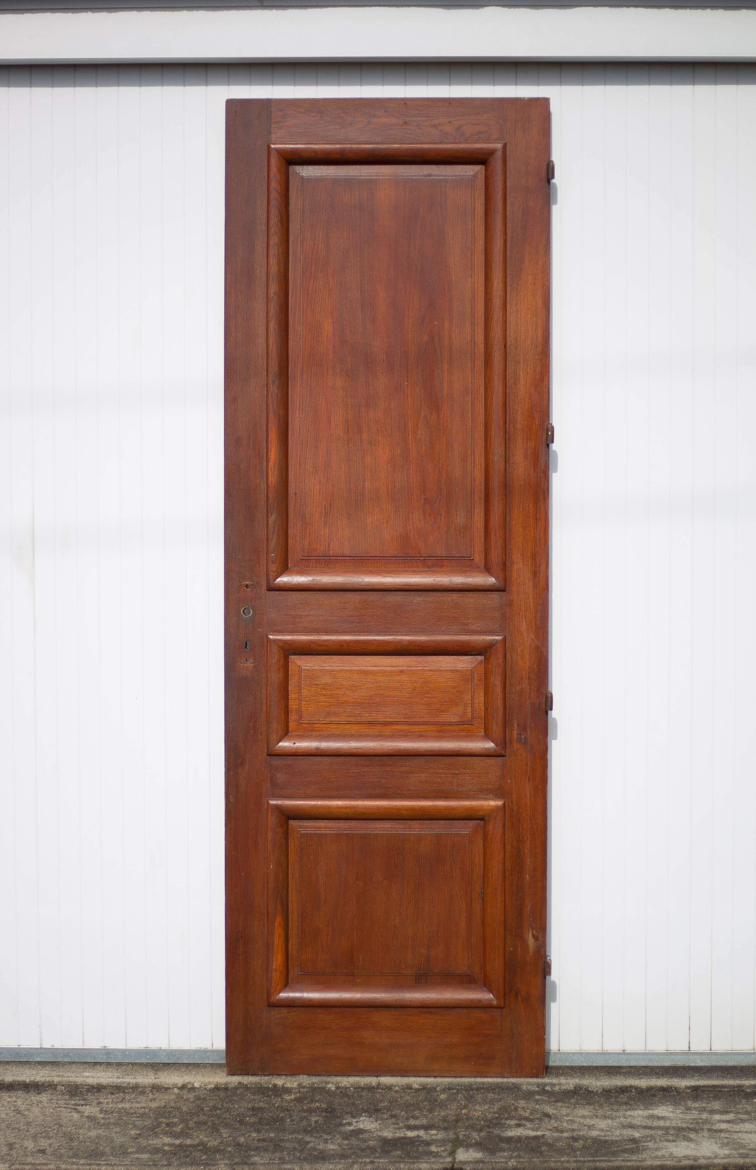 Old door, old wooden door, large vintage door, interior door, artisanal door, 50's