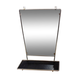 Wall-mounted barber mirror