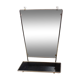 Wall-mounted barber mirror