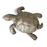 Golden metal turtle