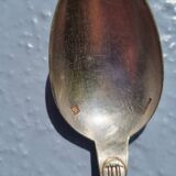Box of 12 small silver spoons