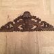 Former finely carved wooden pediment