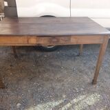 Farm table with a drawer