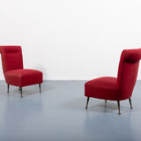 Pair of Italian accent chairs from the 1950s