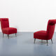 Pair of Italian accent chairs from the 1950s