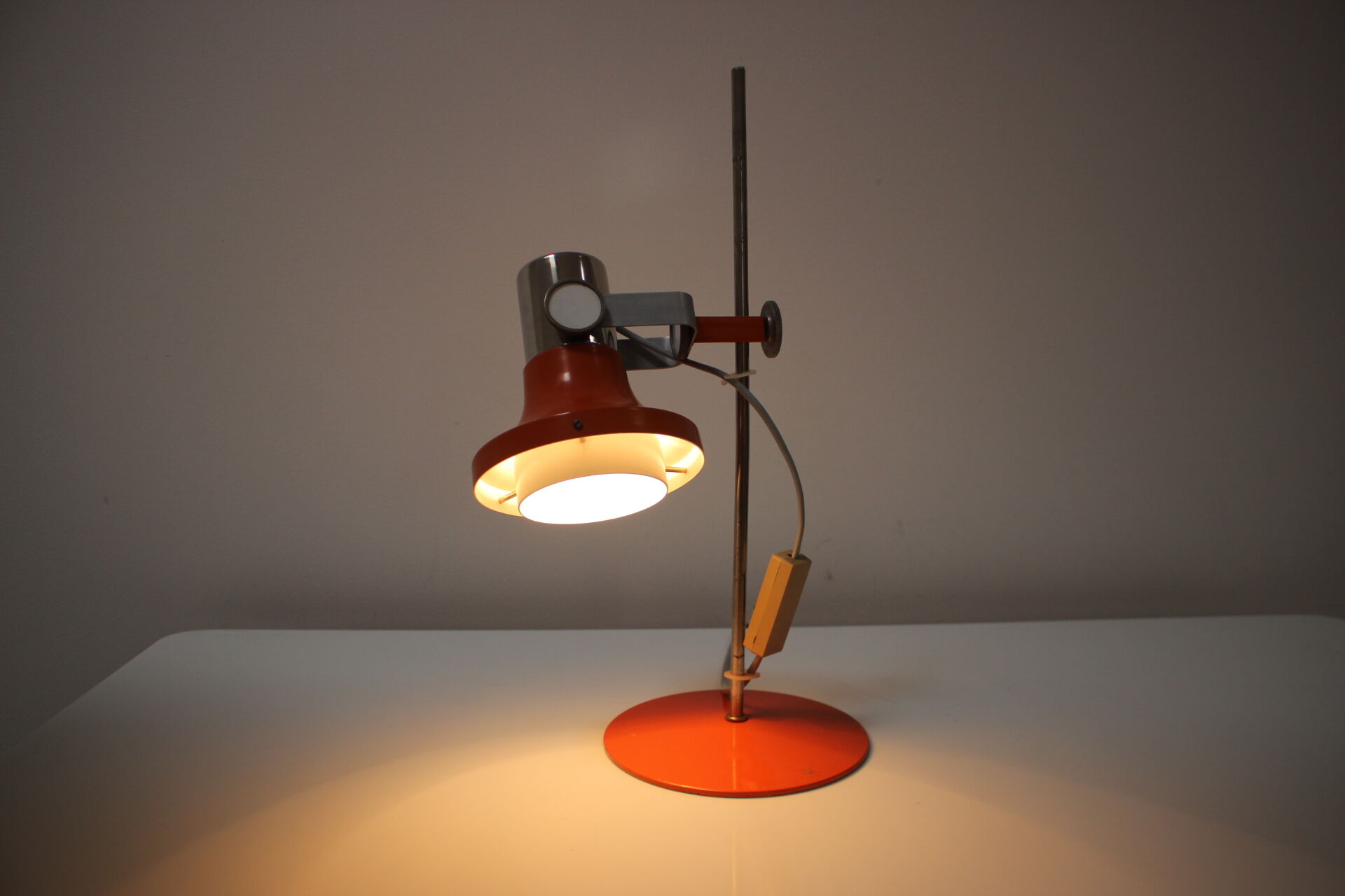 Vintage Table Lamp by Pavel Grus for Kamenický Šenov, Czechoslovakia, 1960's