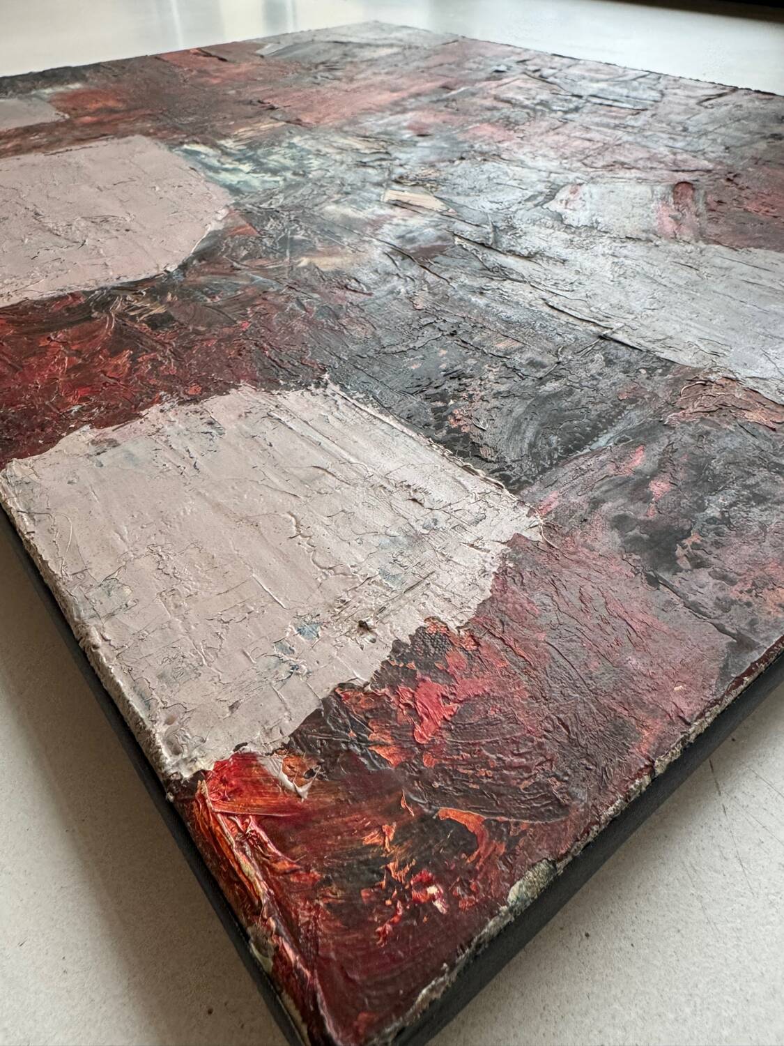 Tableau abstrait années 50