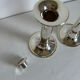2 Elegant Vintage Mid Century Modern Silver Plated Candlestick Holders