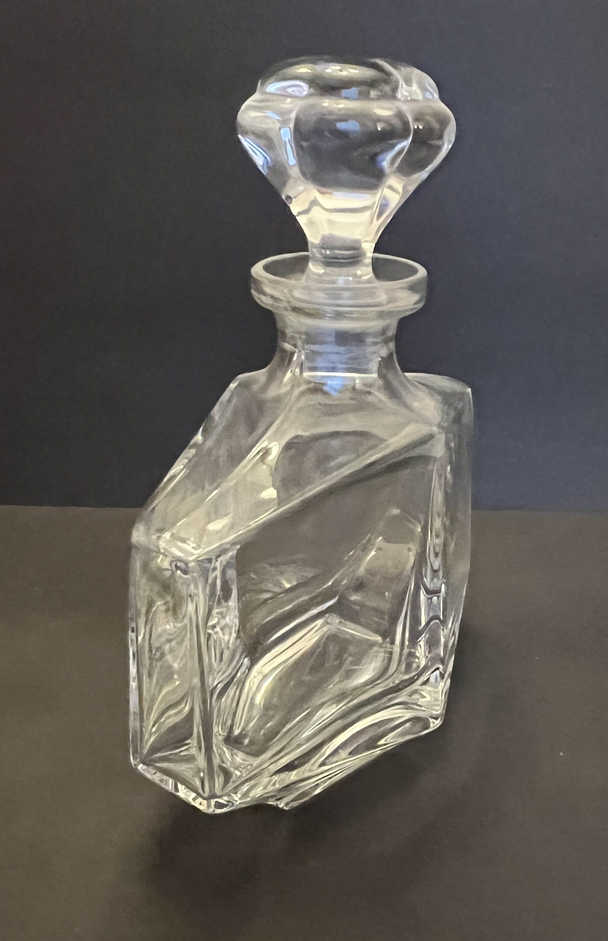 Crystal alcohol decanter