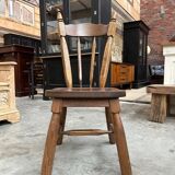 Set of 4 brutalist chairs