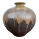 Large flared stoneware vase Art Deco