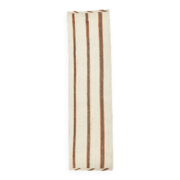 2x8 Brown & Beige Kilim Runner Rug, 71x260Cm