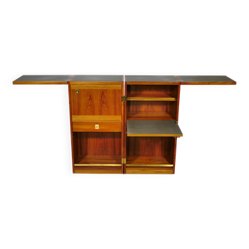 Mid Century Teak Captain's Bar by Reno Wahl Iversen for Skovby, 1960s