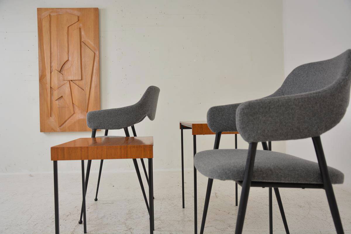 2 Bridges/Fauteuils vintage datant des années 60