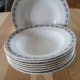 8 deep plates Sté Céramique Maestricht