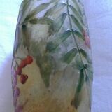 Vase feuilles et baies