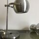 Vintage brushed metal eye ball desk lamp